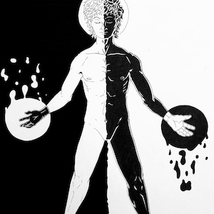 Light and Shadow - the human being