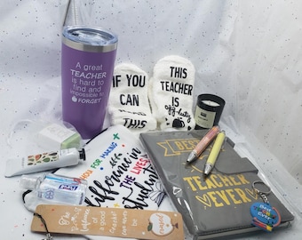 Teacher appreciation gifts, gift boxes
