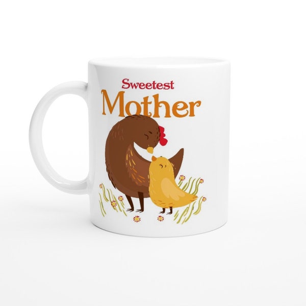 Sweetest Mother Mug. Mother Gift. Mom Bestfriend Gift. Mommy Bestfriend. Gift to Mom. Gift to Mommy. Coffee Drinker Mom Mug. Coffee Mug.