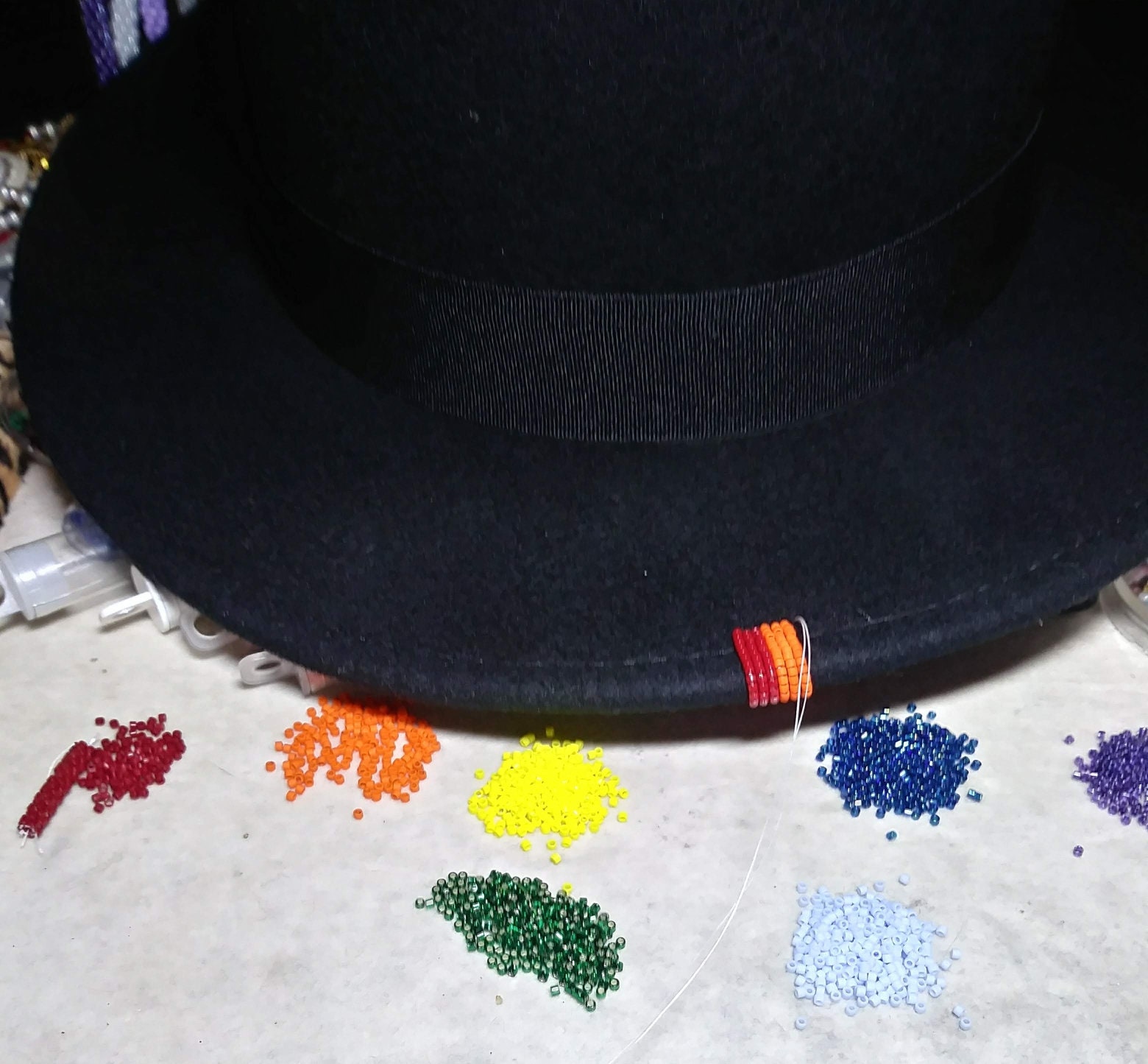 Rainbow Pride Fedora - Etsy display picture 1