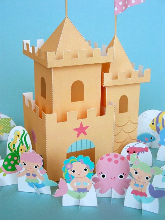 sqand mermaid castle playset