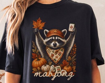 Comfort Colors Fall Mahjong Shirt