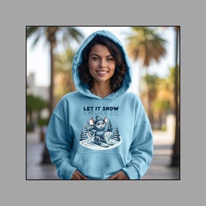 Women's winter scene sweatshirts hotsell