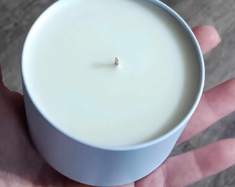 Handmade Tallow Candle: Natural Beeswax Blend, 40+ Hour Burn