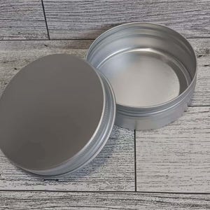 2oz Screw Top Storage Tin: Travel Container