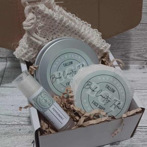 Tallow for the face - skin care set - naturally cleansing and moisturizing