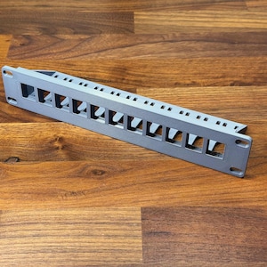 11 Port Keystone patch panel for 10&quot; Rack mount