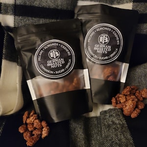 2 zakjes kaneelsuiker, pecannoten, amandelen, cashewnoten of mix. Zakken van 2-4 oz