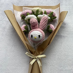 HANDMADE Crochet Character Rose Bouquet