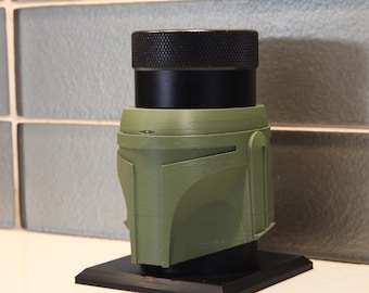 Star Wars Boba Fett Inspired Coffee Tamper & Distributor Stand | Barista Tools Holders| Coffee Station Decor | Espresso Accessories|Gifts