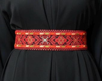 Multicolor Palestinian Tatreez Belt