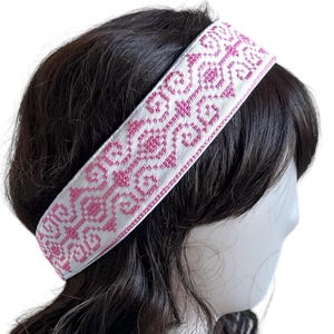 Pink Tatreez Headband