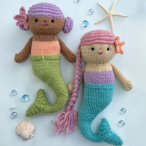 Amigurumi Knit Mermaid Dolls Pattern Digital Download image 4