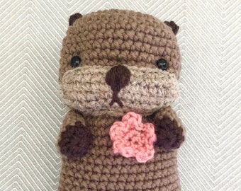 Amigurumi Crochet Sea Otter Pattern Digital Download