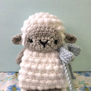 Schema agnello all'uncinetto amigurumi download digitale