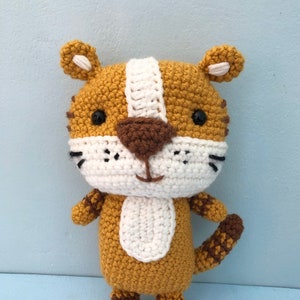 Amigurumi Crochet Tiger Pattern Digital Download image 1