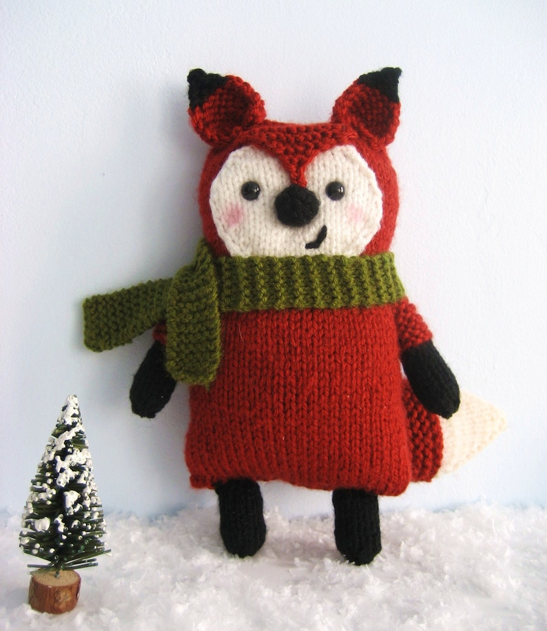 Amigurumi Knit Little Fox Pattern Digital Download image 2