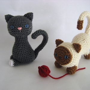 Sale Amigurumi Crochet Kitten Pattern Digital Download image 2