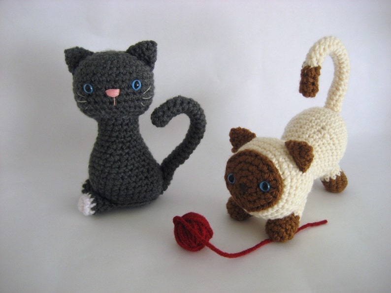 Sale Amigurumi Crochet Kitten Pattern Digital Download image 2