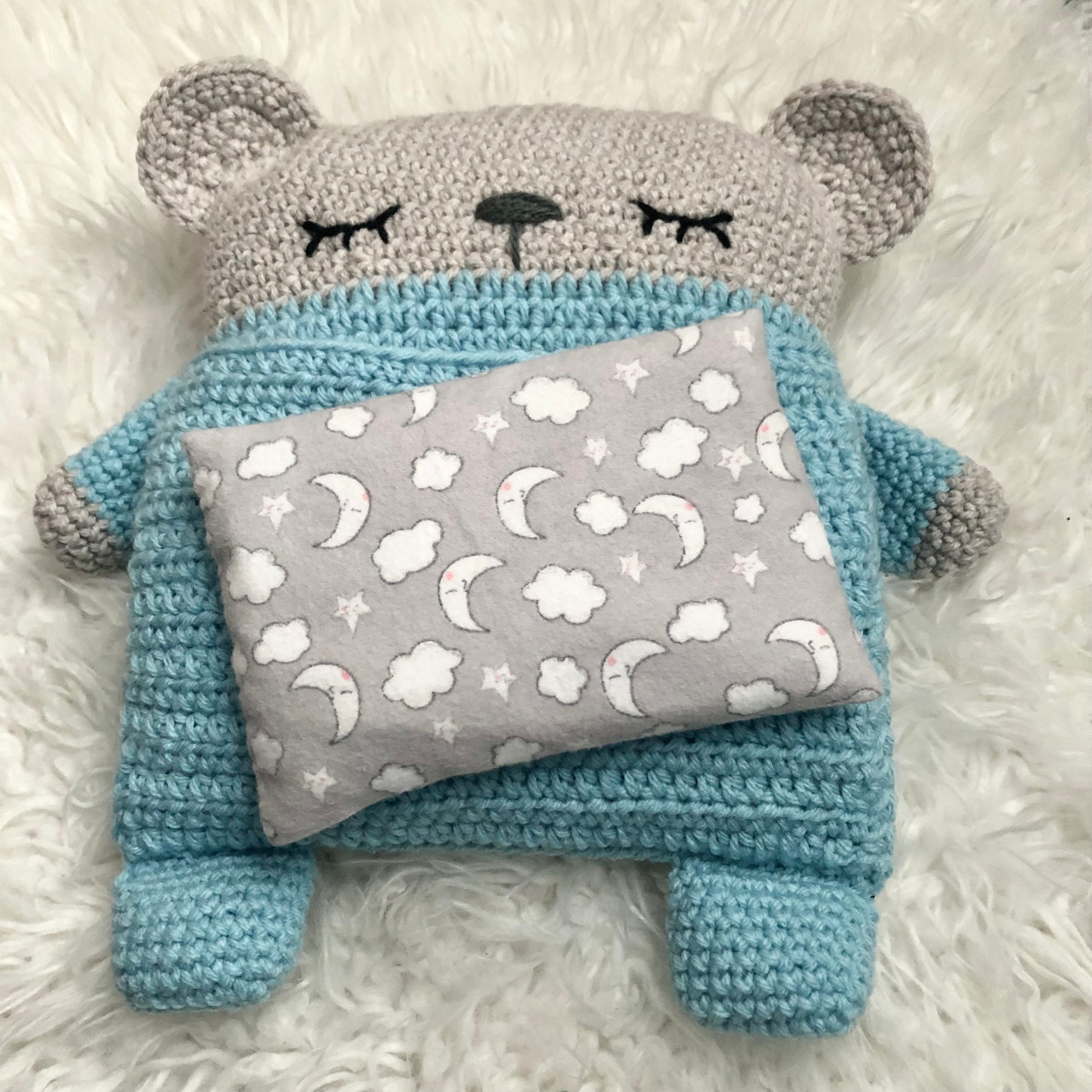 Amigurumi Crochet Sleepy Time Bear Pattern Digital Download - Etsy