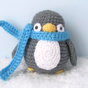 Patrón Pingüino Amigurumi Crochet Descarga Digital imagen 1