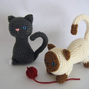 Sale Amigurumi Crochet Kitten Pattern Digital Download image 1