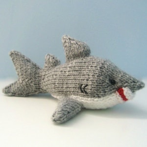 Amigurumi Knit Shark Pattern Digital Download