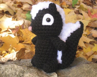 Sale - Amigurumi Crochet Skunk Pattern Digital Download