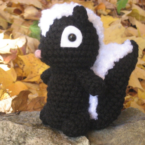 Sale - Amigurumi Crochet Skunk Pattern Digital Download