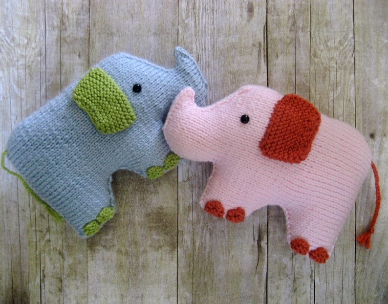 Amigurumi Knit Elephant Pattern Digital Download image 3