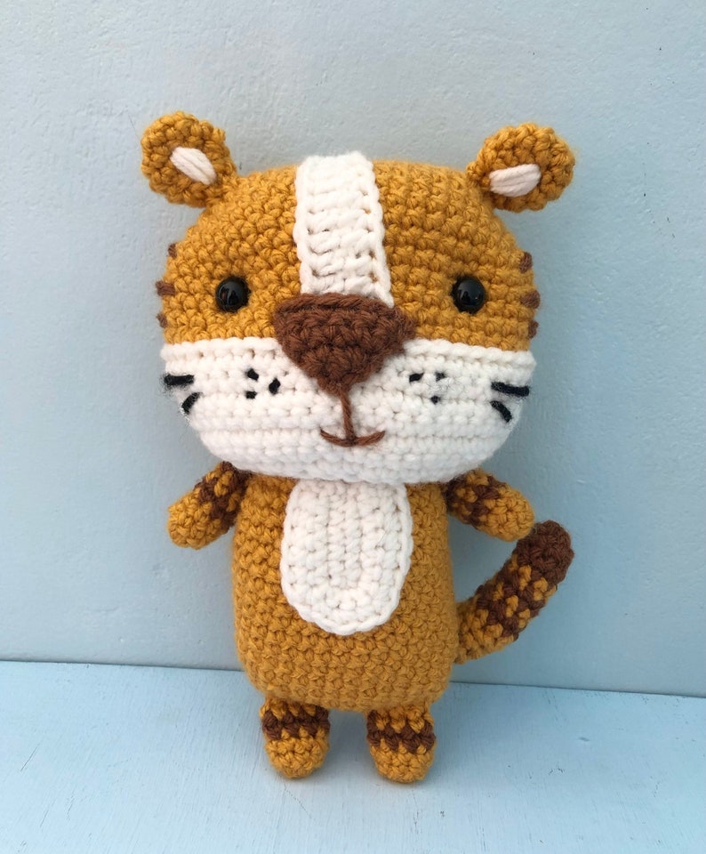 Amigurumi Crochet Tiger Pattern Digital Download image 1