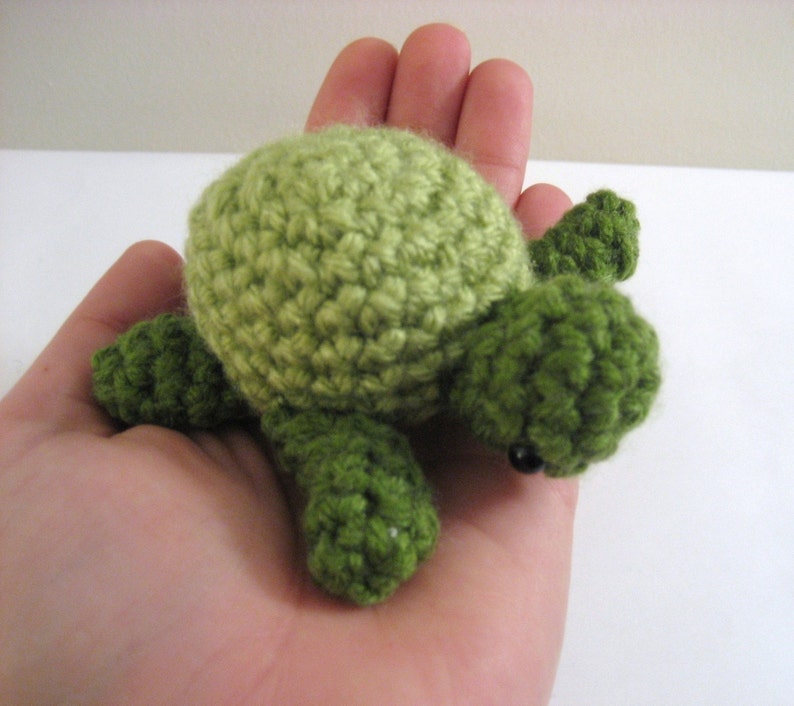 Amigurumi Crochet Sea Turtle Pattern Digital Download image 3