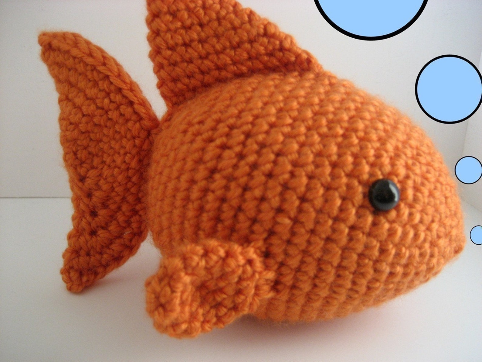 Amigurumi Crochet Goldfish Pattern Digital Download Etsy España