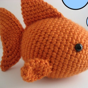 Amigurumi Crochet Goldfish Pattern Digital Download image 4