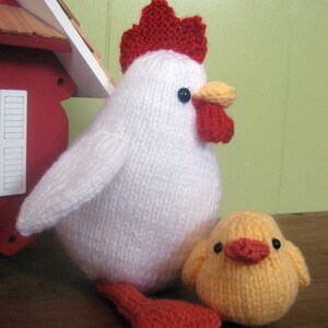 Amigurumi Knit Chicken and Chicks Pattern Set Digital Download image 3