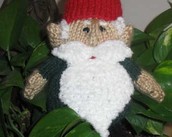 Sale - Amigurumi Knit Garden Gnome Pattern Digital Download