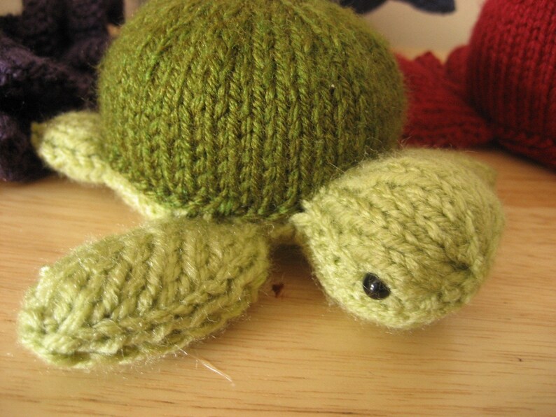 Sale Amigurumi Knit Sea Creatures Pattern Set Digital Download image 4