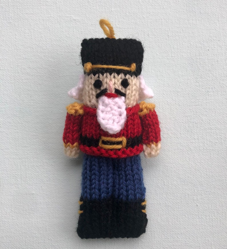 Amigurumi Nutcracker Knit Christmas Ornament Pattern Digital Etsy