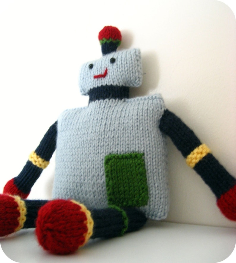 Amigurumi Knit Robot Pattern Digital Download image 2