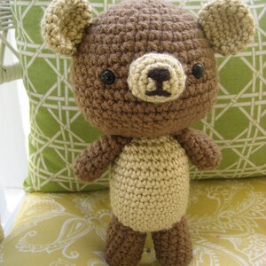 Amigurumi Crochet Bear and Mushroom Pattern Set Digital Download image 4