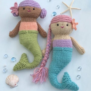Amigurumi Knit Mermaid Dolls Pattern Digital Download image 2