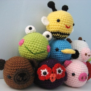 Amigurumi Crochet Animal Toys for Baby Pattern Digital Download image 5