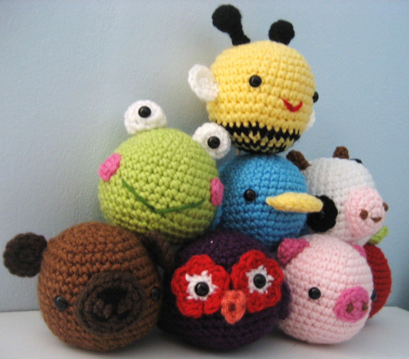Crochet Animal Toys for Baby Pattern Graphic by Amy Gaines Amigurumi  Patterns · Creative Fabrica