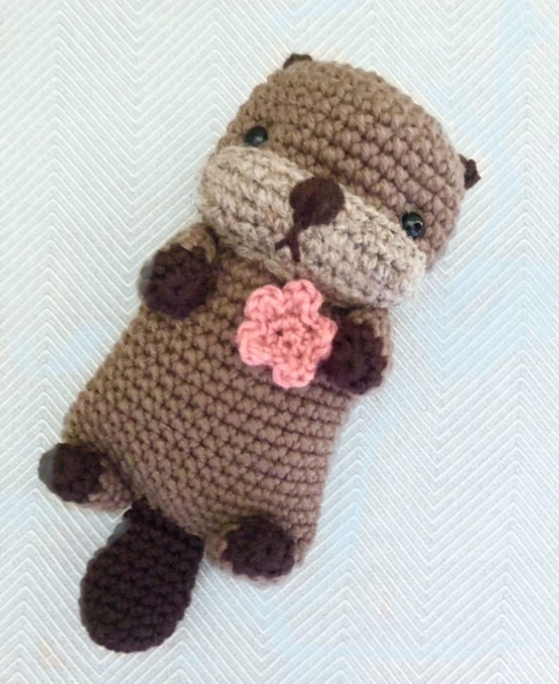 Amigurumi Crochet Sea Otter Pattern Digital Download image 5