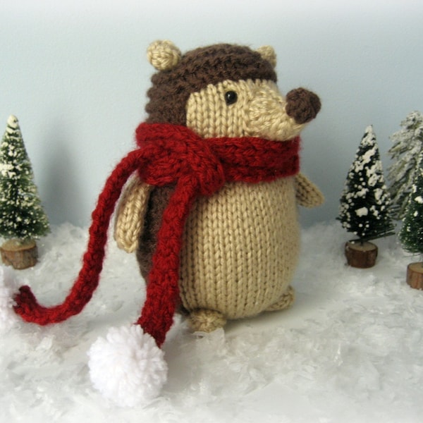 Sale - Amigurumi Knit Hedgehog Pattern Digital Download