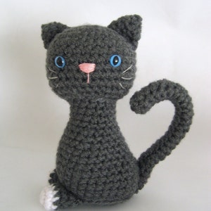Sale Amigurumi Crochet Kitten Pattern Digital Download image 5