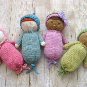 Amigurumi Knit Baby Doll Patterns Digital Download image 3