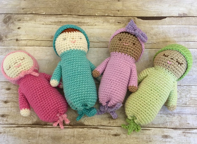 Amigurumi Crochet Baby Doll Patterns Digital Download Etsy Canada