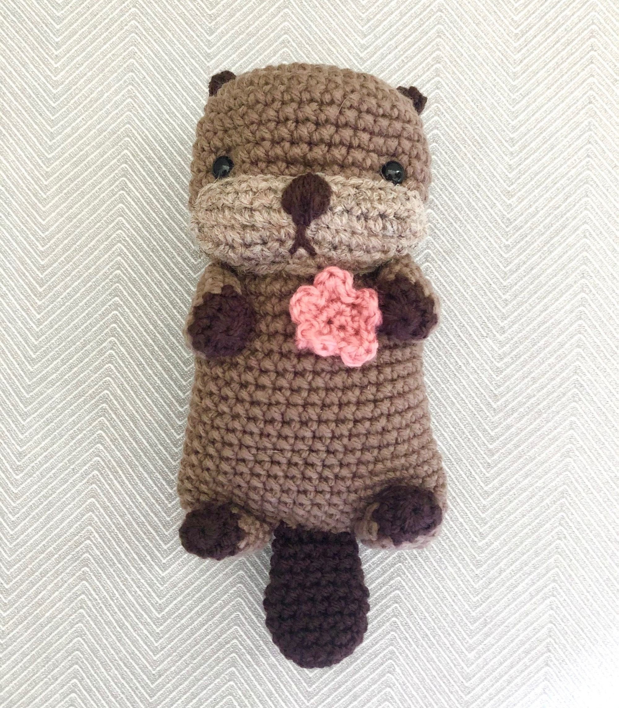 Amigurumi Crochet Sea Otter Pattern Digital Download Etsy