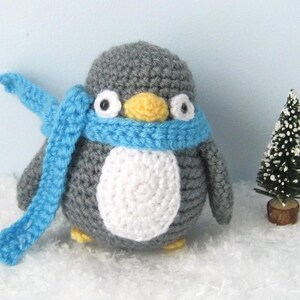 Patrón Pingüino Amigurumi Crochet Descarga Digital imagen 2